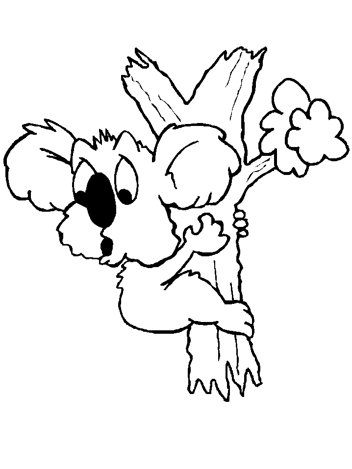 Coloring page: Koala (Animals) #9485 - Free Printable Coloring Pages