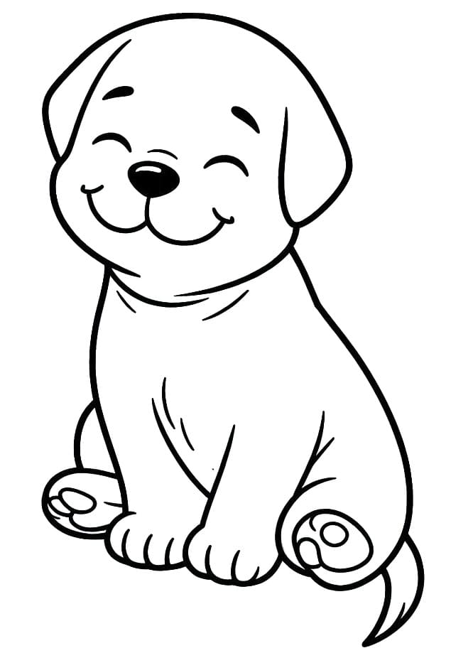Free printable Labrador coloring page #220726 from Animals collection