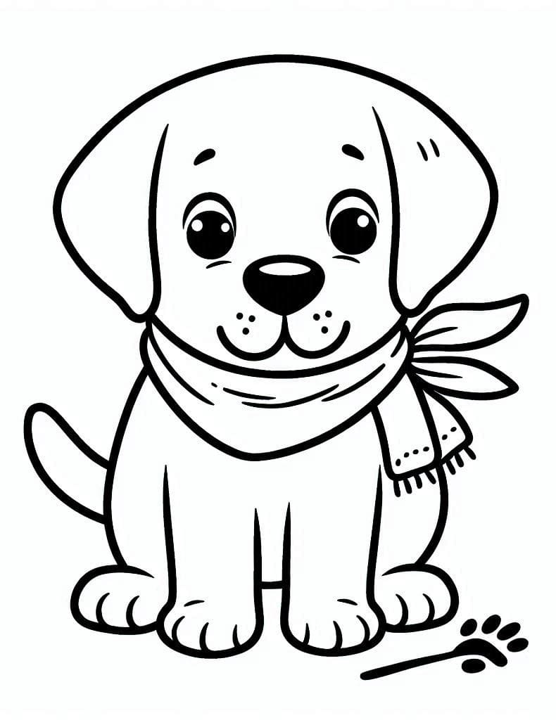 Free printable Labrador coloring page #220729 from Animals collection