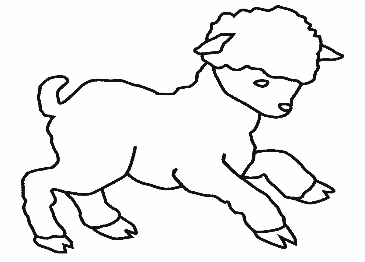 Coloring page: Lamb (Animals) #182 - Free Printable Coloring Pages