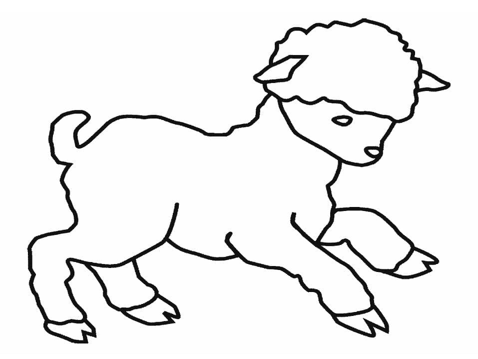 Free printable Lamb coloring page #184266 from Animals collection