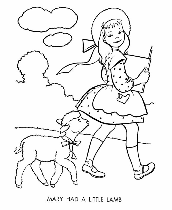 Coloring page: Lamb (Animals) #203 - Free Printable Coloring Pages