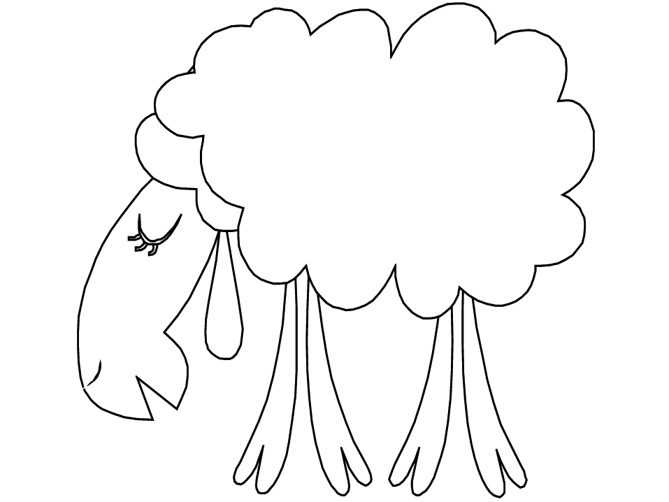 Coloring page: Lamb (Animals) #220 - Free Printable Coloring Pages
