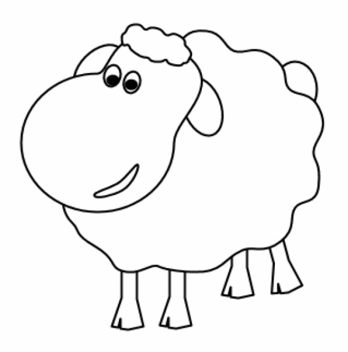 Coloring page: Lamb (Animals) #234 - Free Printable Coloring Pages