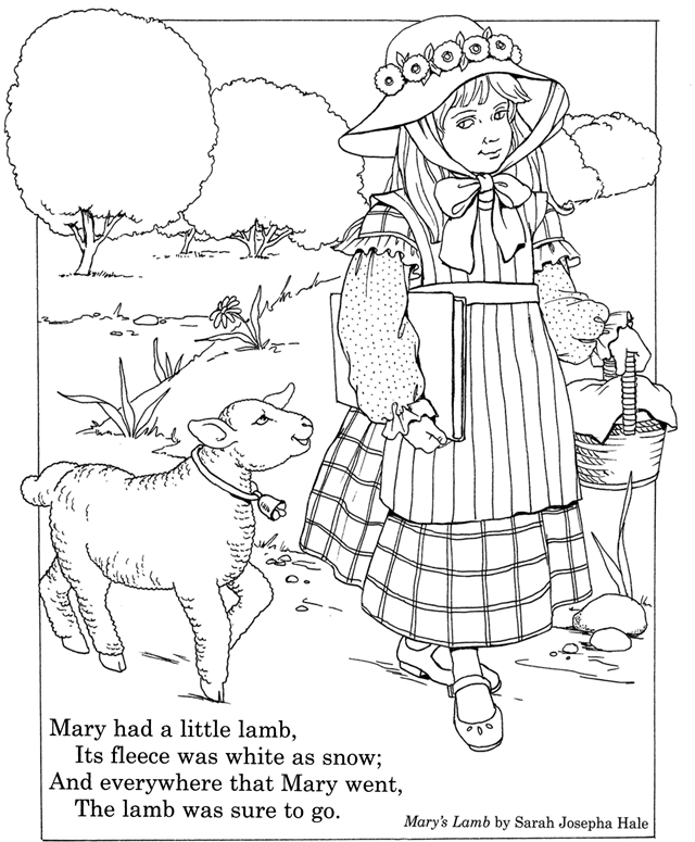 Coloring page: Lamb (Animals) #261 - Free Printable Coloring Pages