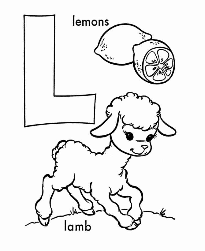 Coloring page: Lamb (Animals) #267 - Free Printable Coloring Pages