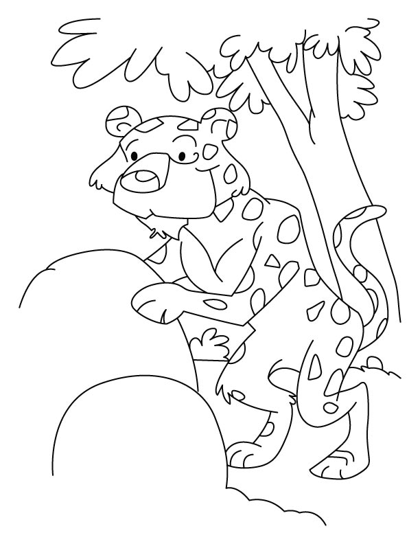 Coloring page: Leopard (Animals) #9741 - Free Printable Coloring Pages