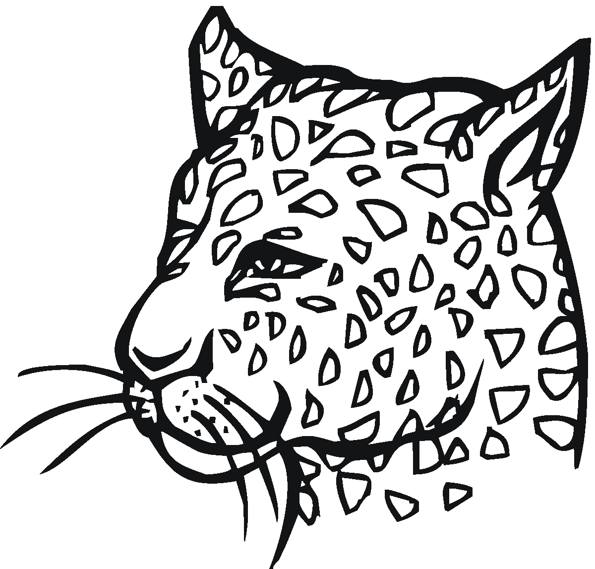 Coloring page: Leopard (Animals) #9751 - Free Printable Coloring Pages