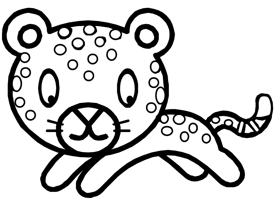 Coloring page: Leopard (Animals) #9763 - Free Printable Coloring Pages