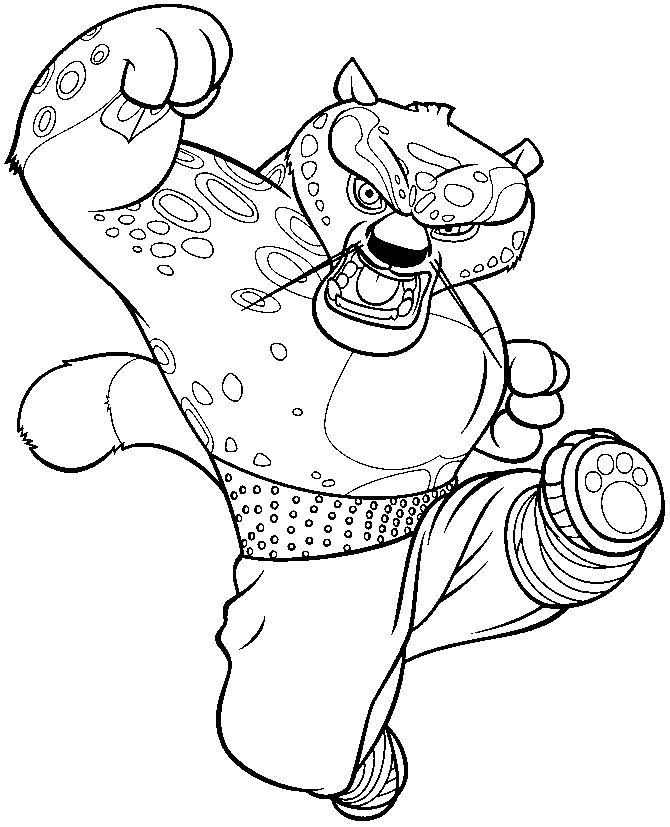 Coloring page: Leopard (Animals) #9781 - Free Printable Coloring Pages