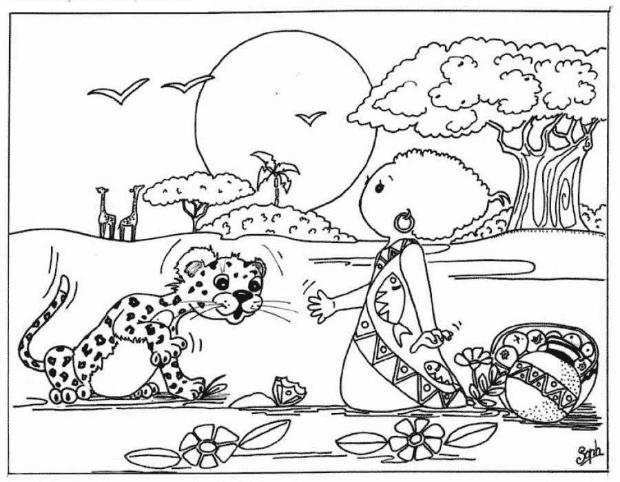 Coloring page: Leopard (Animals) #9784 - Free Printable Coloring Pages