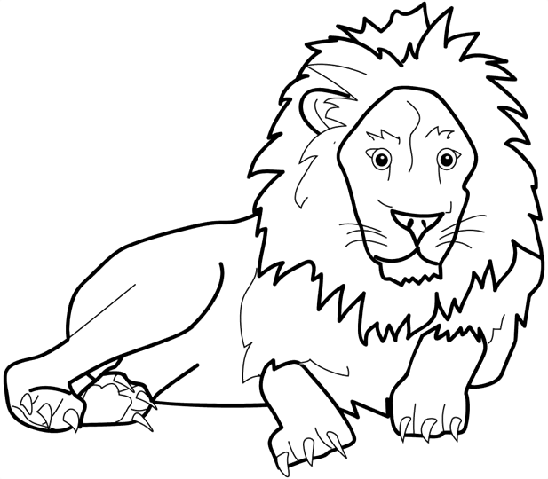 Coloring page: Lion (Animals) #10242 - Free Printable Coloring Pages