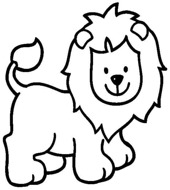 Drawing Lion #10248 (Animals) – Printable coloring pages