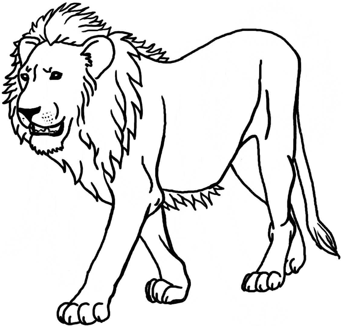 Coloring page: Lion (Animals) #10249 - Free Printable Coloring Pages