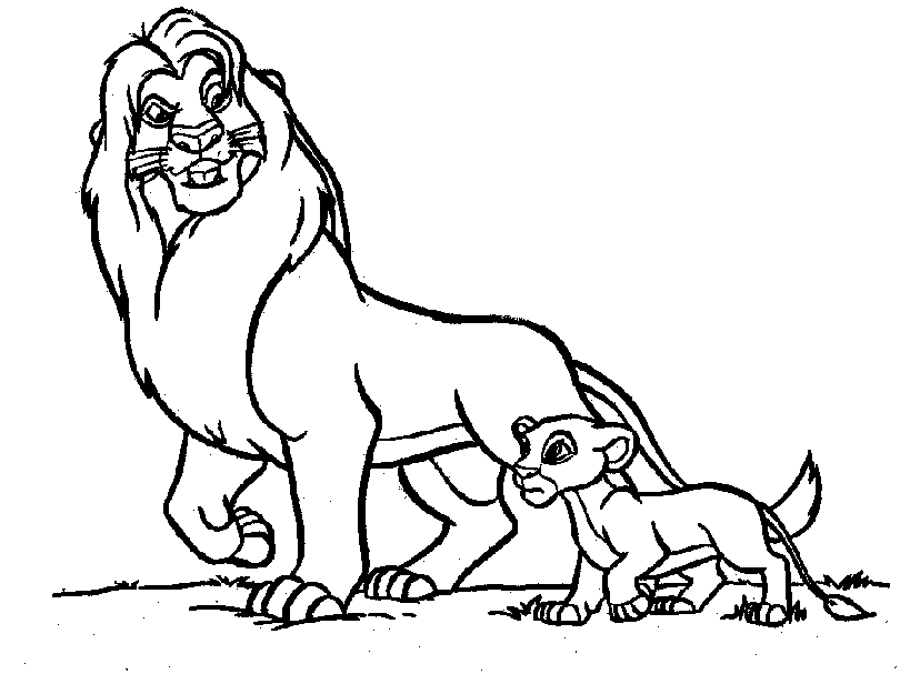 Coloring page: Lion (Animals) #10255 - Free Printable Coloring Pages