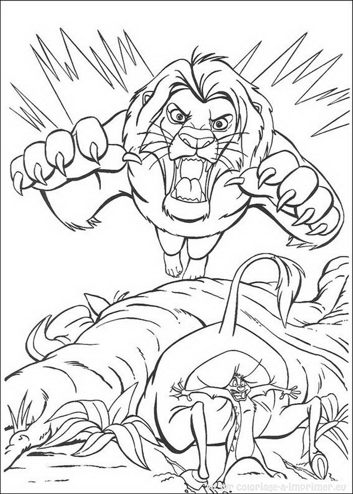Coloring page: Lion (Animals) #10276 - Free Printable Coloring Pages
