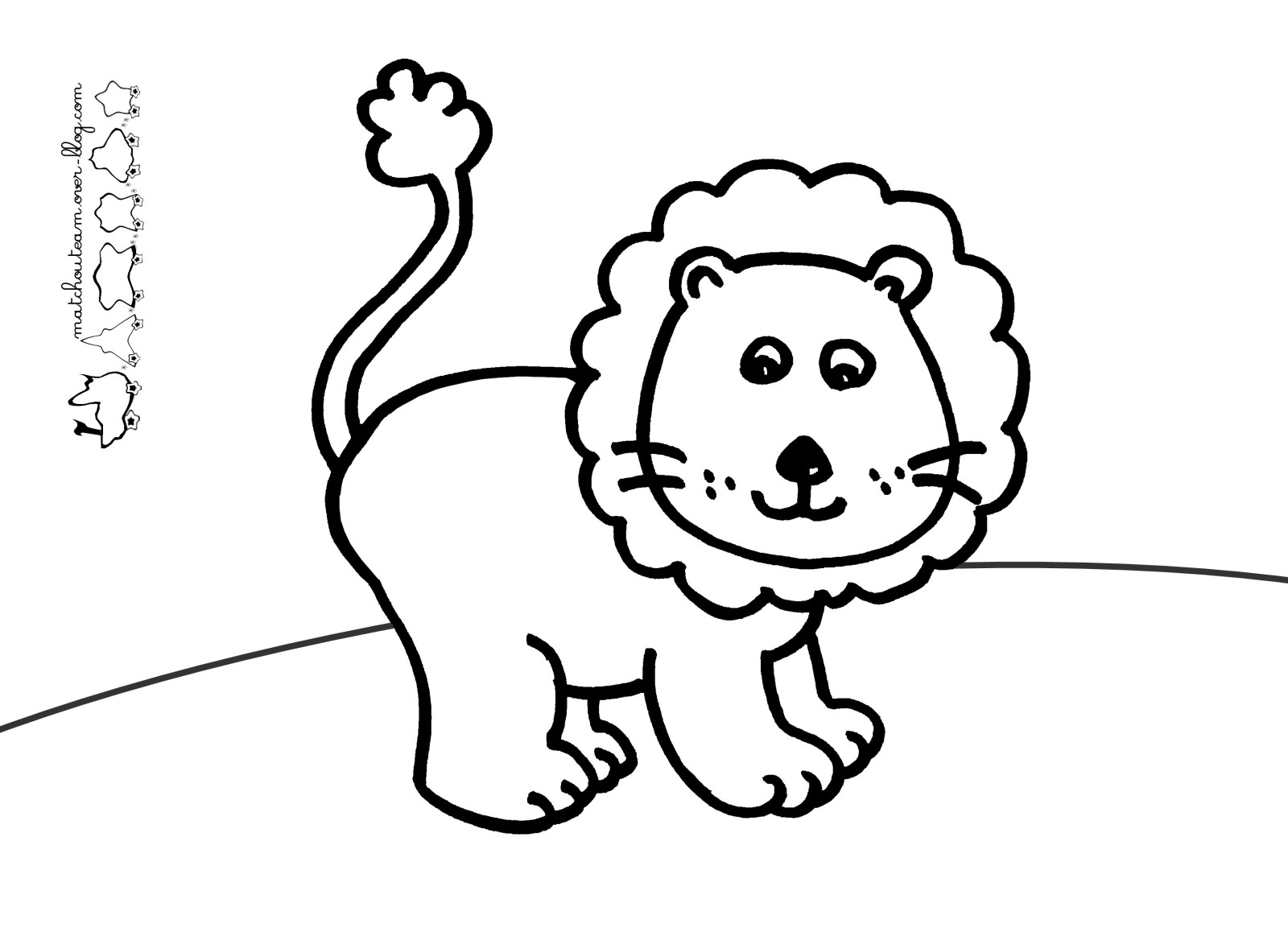 Coloring page: Lion (Animals) #10282 - Free Printable Coloring Pages
