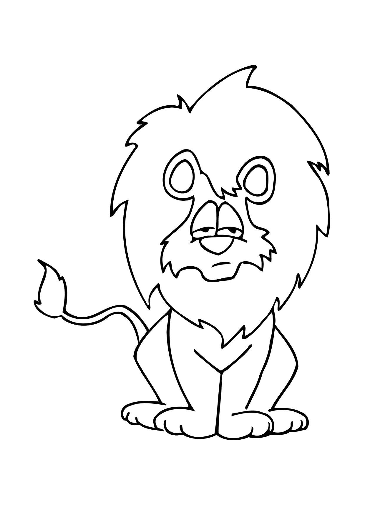 Coloring page: Lion (Animals) #10300 - Free Printable Coloring Pages