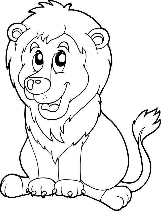 Coloring page: Lion (Animals) #10335 - Free Printable Coloring Pages