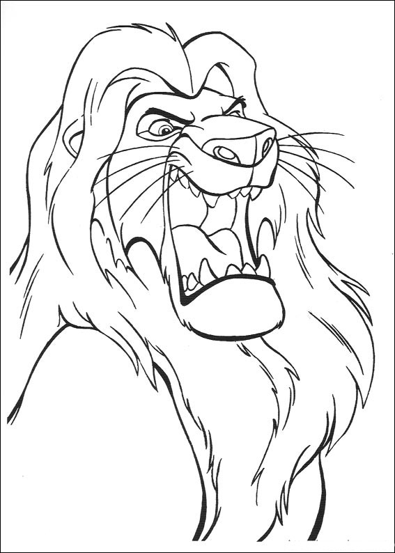 Coloring page: Lion (Animals) #10343 - Free Printable Coloring Pages
