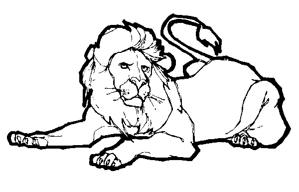 Coloring page: Lion (Animals) #10348 - Free Printable Coloring Pages