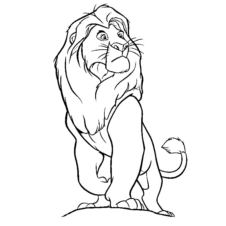 Coloring page: Lion (Animals) #10350 - Free Printable Coloring Pages