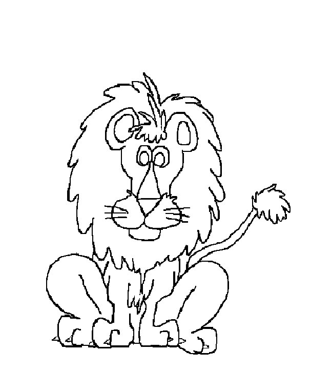 Coloring page: Lion (Animals) #10387 - Free Printable Coloring Pages