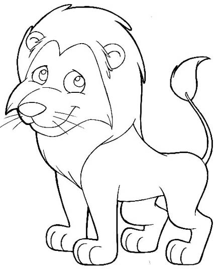 coloring pages of mountain lions