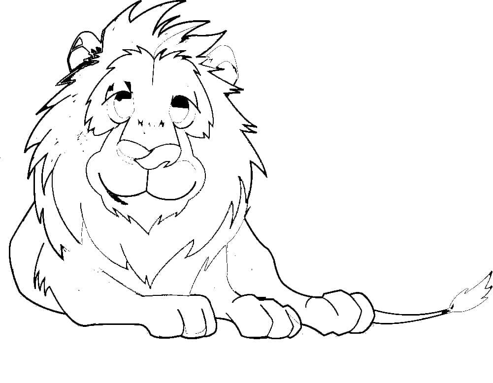 Free printable Lion coloring page #174858 from Animals collection