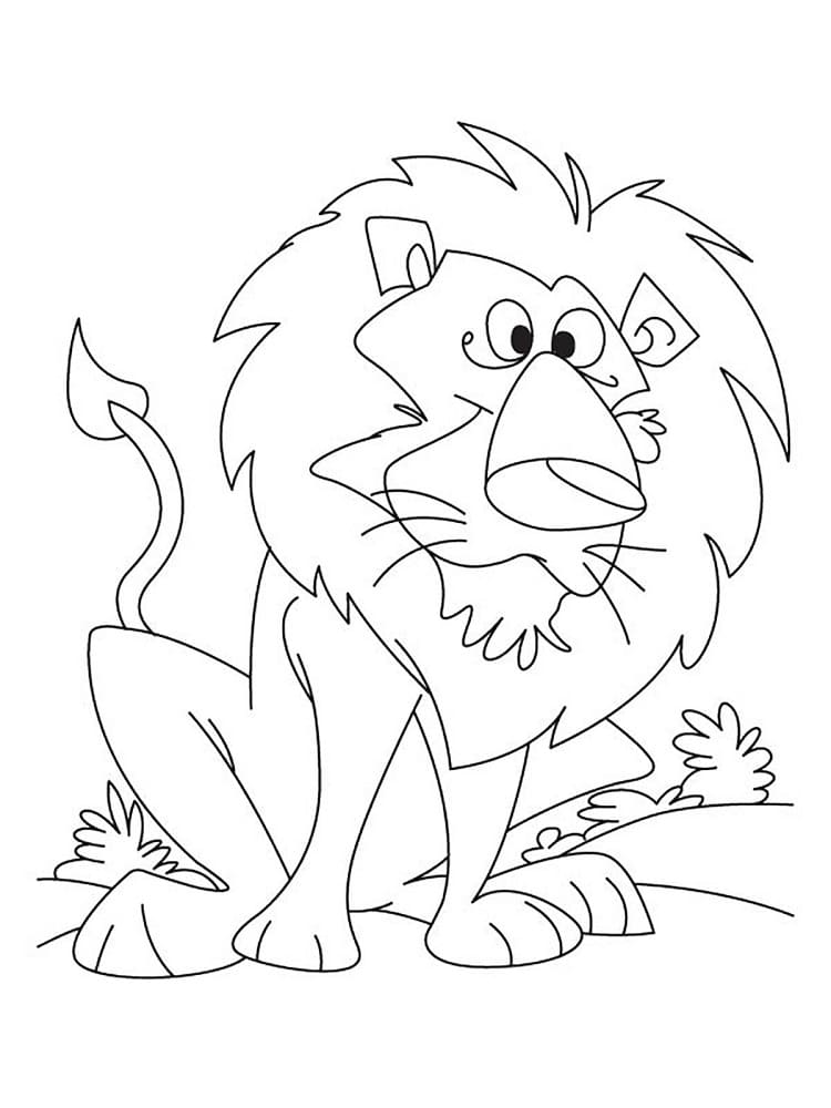 Free printable Lion coloring page #174870 from Animals collection