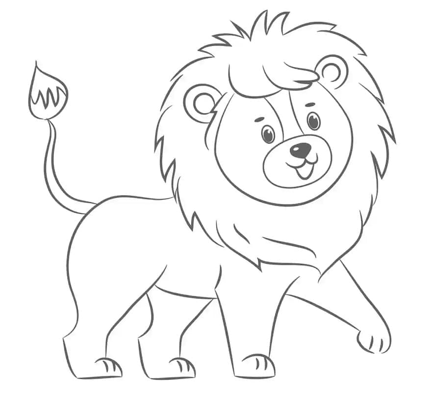 Free printable Lion coloring page #174871 from Animals collection