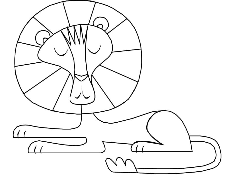Free printable Lion coloring page #174884 from Animals collection Free printable Lion coloring page #174884 from Animals collection