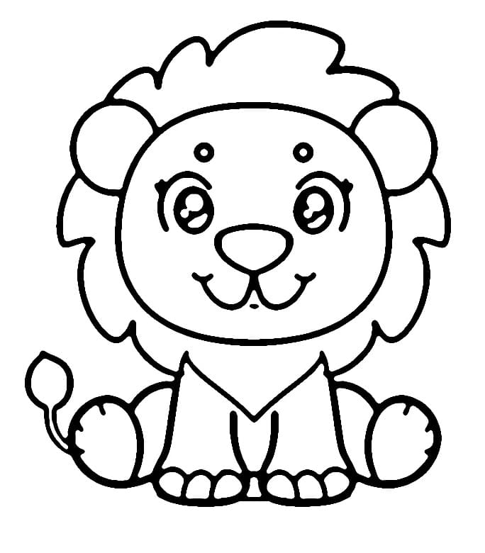 Free printable Lion coloring page #215470 from Animals collection