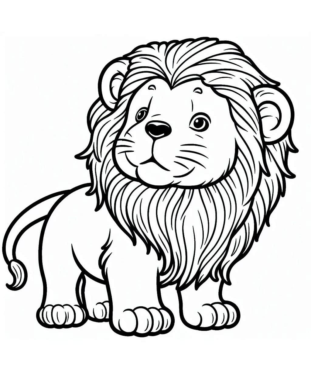 Free printable Lion coloring page #215492 from Animals collection