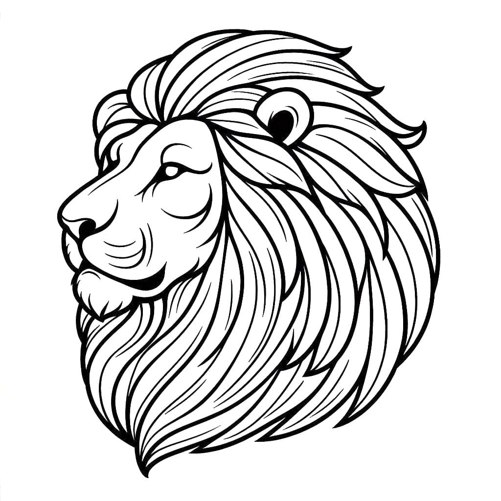 Free printable Lion coloring page #218689 from Animals collection