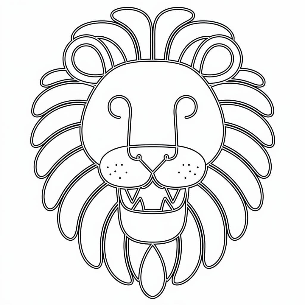Free printable Lion coloring page #218698 from Animals collection