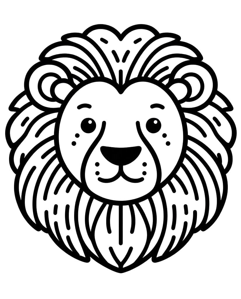 Free printable Lion coloring page #218704 from Animals collection