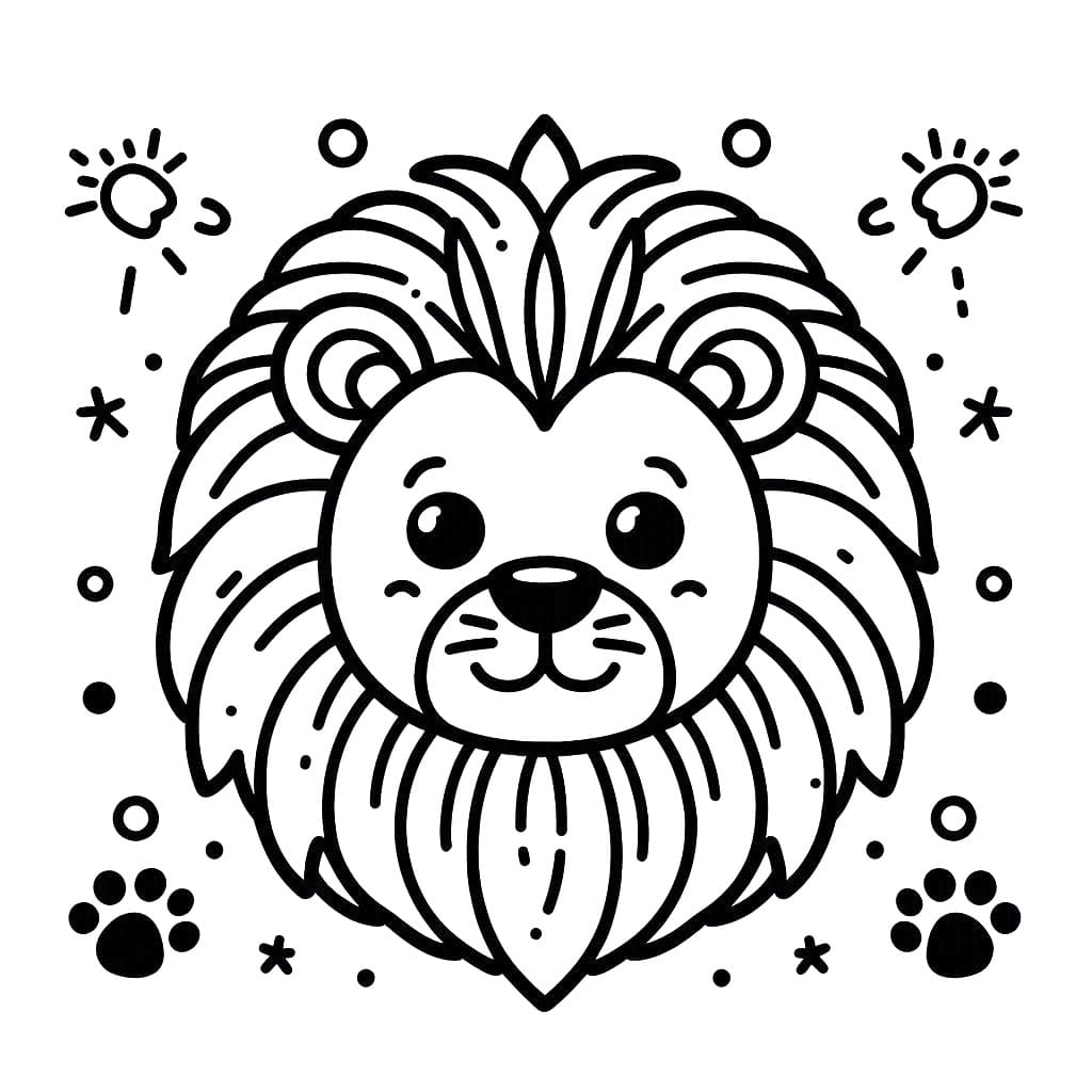 Free printable Lion coloring page #218705 from Animals collection