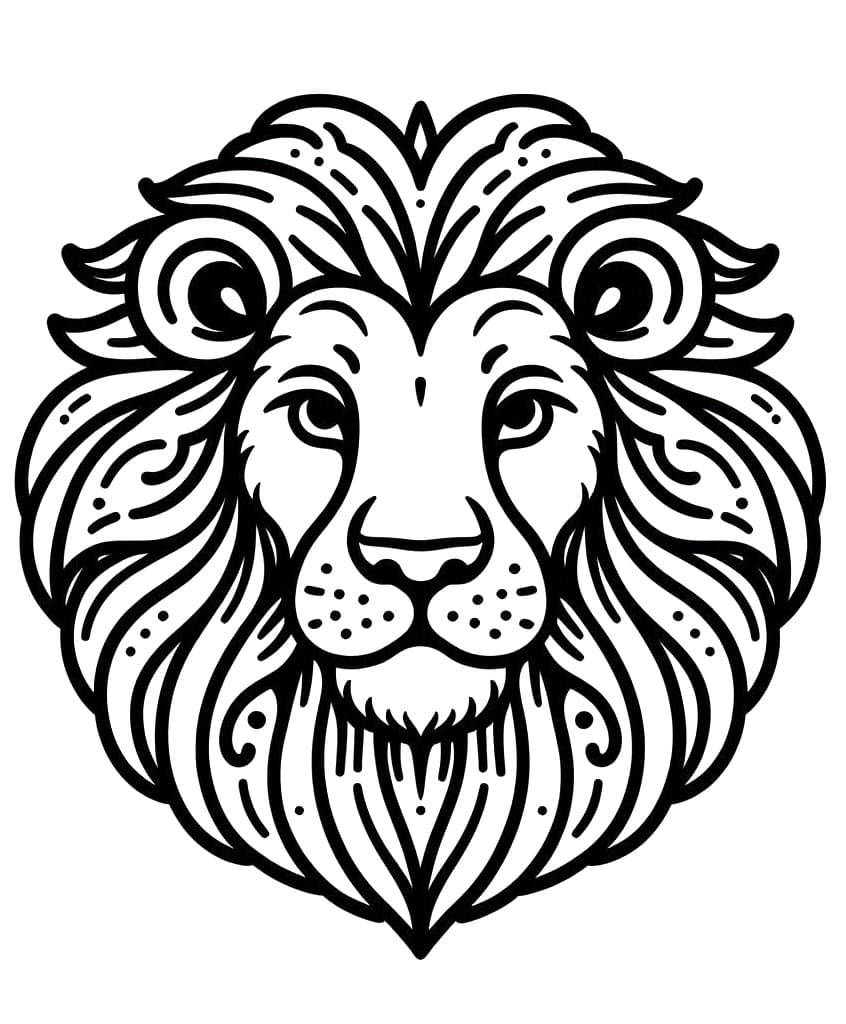 Free printable Lion coloring page #218706 from Animals collection