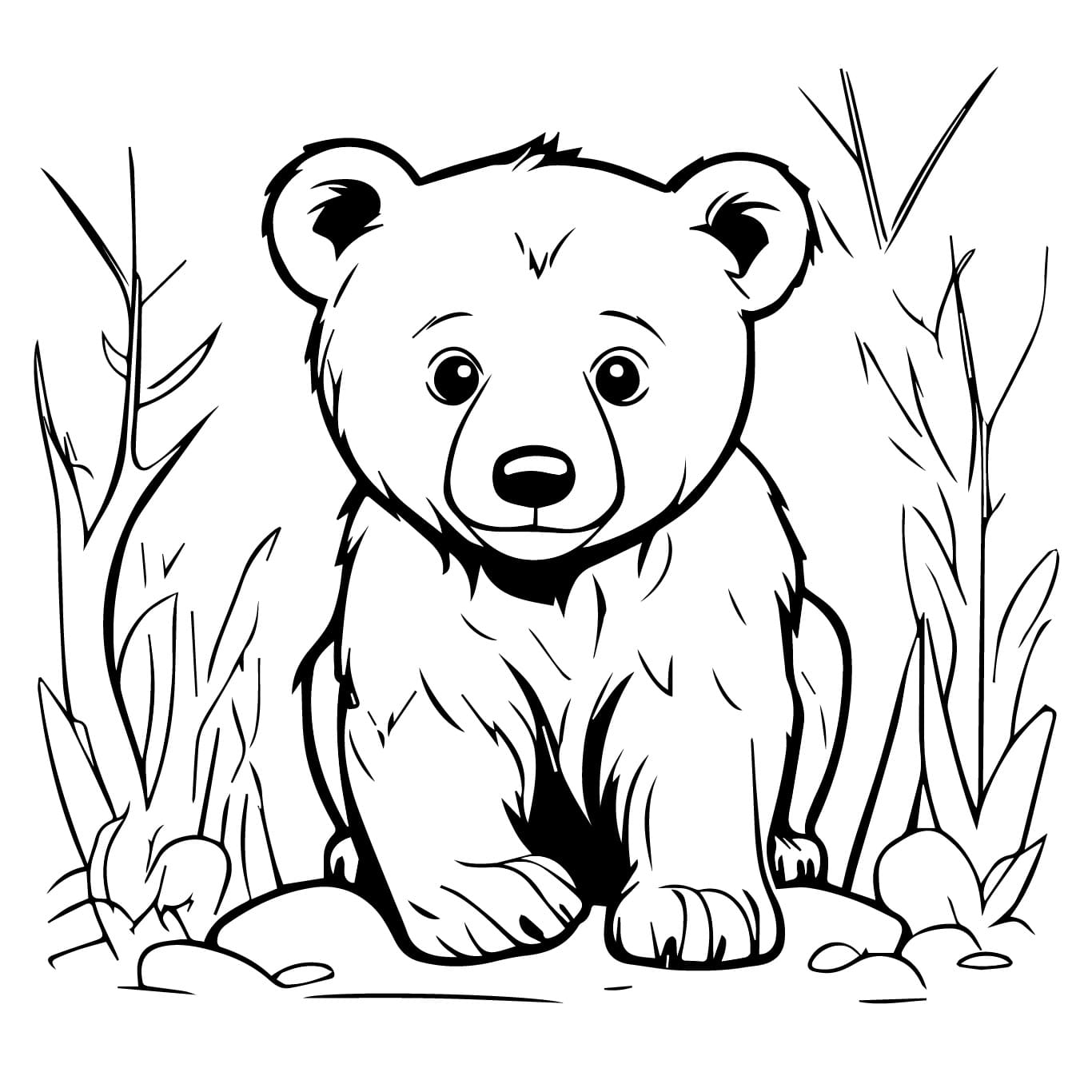 Free printable Little Bear coloring page #214466 from Animals collection