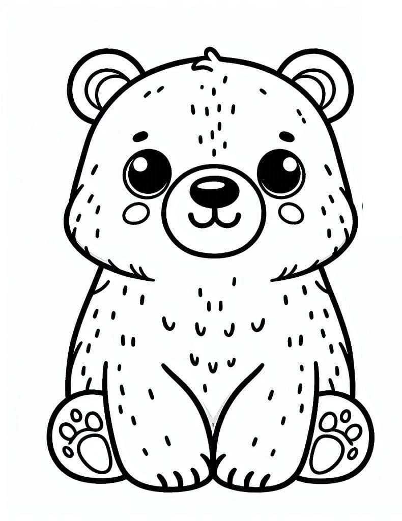 Free printable Little Bear coloring page #214468 from Animals collection