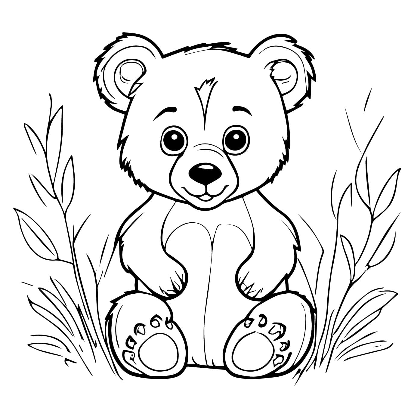 Free printable Little Bear coloring page #214478 from Animals collection