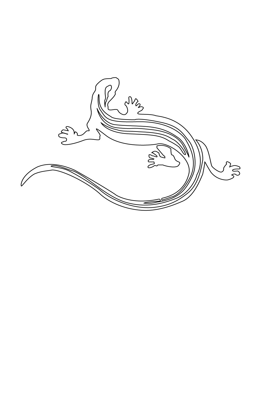 Coloring page: Lizards (Animals) #22308 - Free Printable Coloring Pages