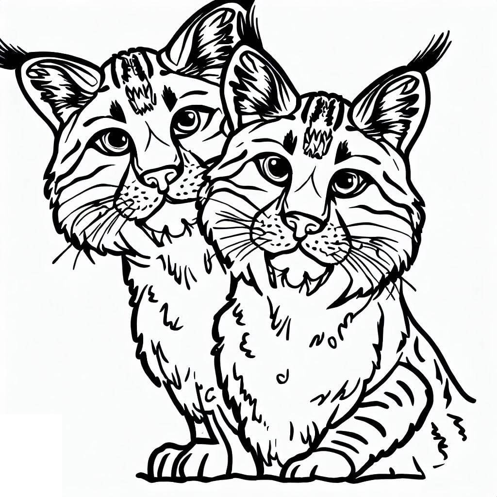 Free printable Lynx coloring page #189213 from Animals collection