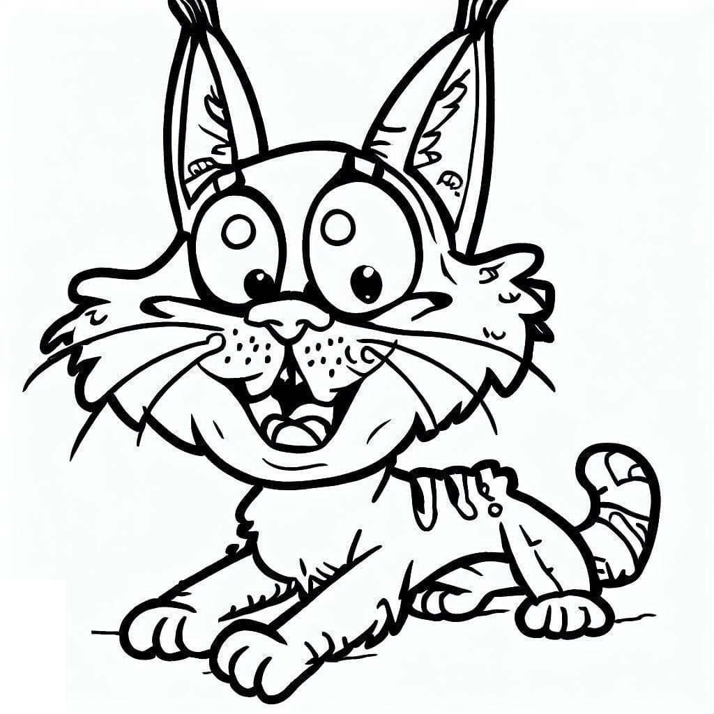 Free printable Lynx coloring page #189216 from Animals collection