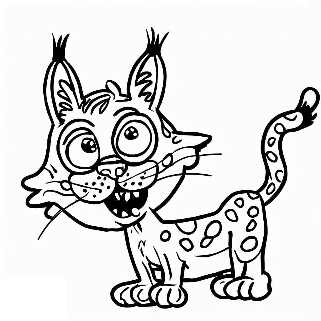 Free printable Lynx coloring page #189217 from Animals collection