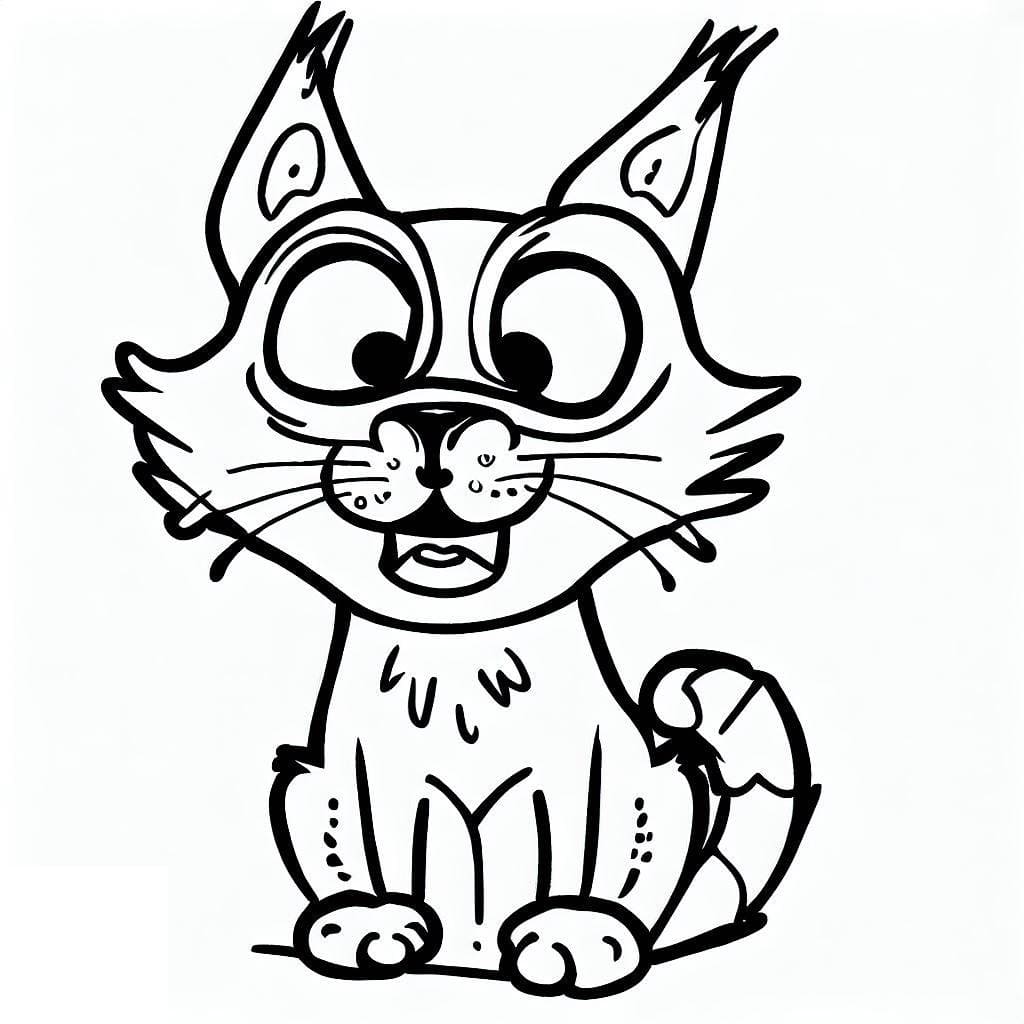 Free printable Lynx coloring page #189218 from Animals collection