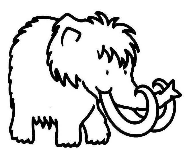 Coloring page: Mammoth (Animals) #19174 - Free Printable Coloring Pages
