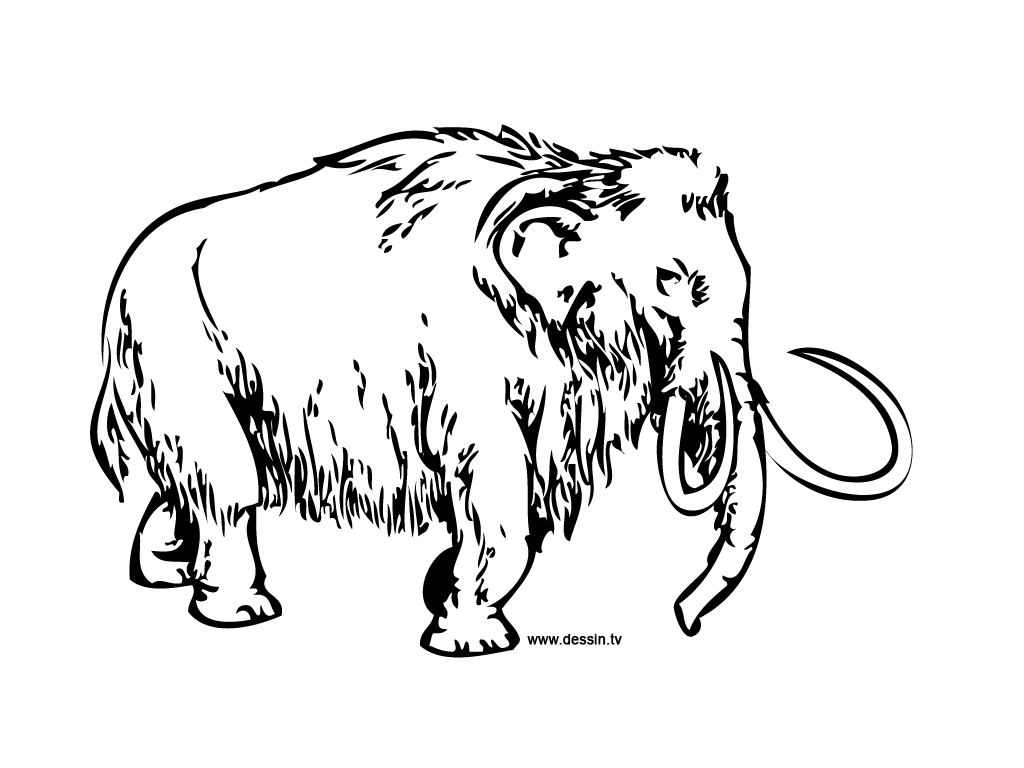 Coloring page: Mammoth (Animals) #19175 - Free Printable Coloring Pages
