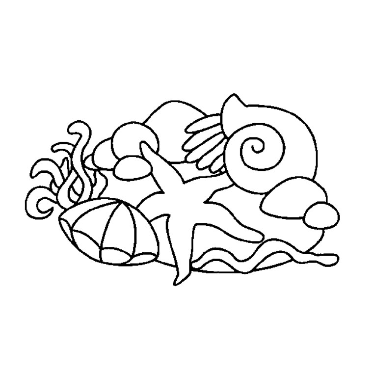 Coloring page: Marine Animals (Animals) #21981 - Free Printable Coloring Pages
